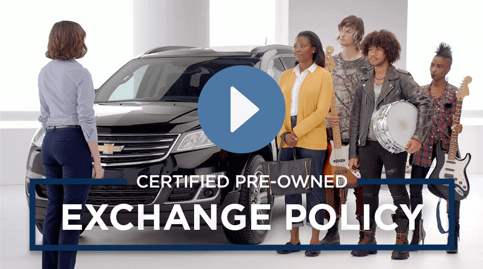Watch a video about GM Certified pre-owned (CPO) exchange policy details